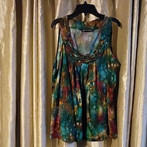 Zac & Rachel Multicolor Sleeveless Blouse